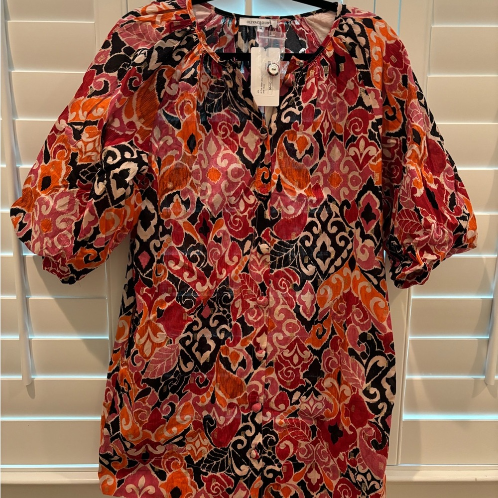 Olivaceous multicolor dress, Size M, New with tags from Blue Door Boutique.